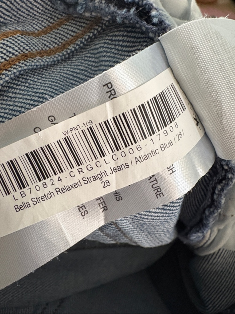 Quince Bella Stretch Wide Leg Jeans Atlantic Blue High Rise Size 28 - Picture 9 of 12